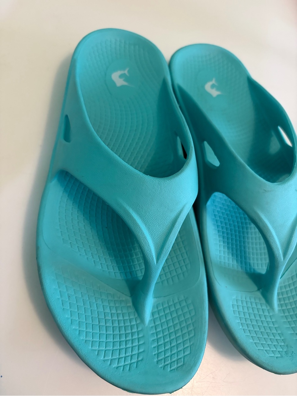 Reel Legends Women’s Aqua Blue Sandals Flip Flops Size 8 - Picture 2 of 6